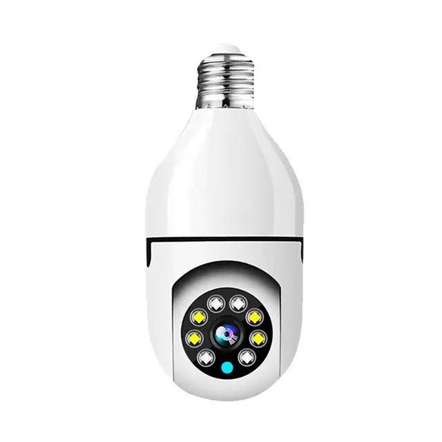 Lisslune | 360-Degree Smart Wireless Bulb Camera for Enhanced Surveillance at Home or in the Office