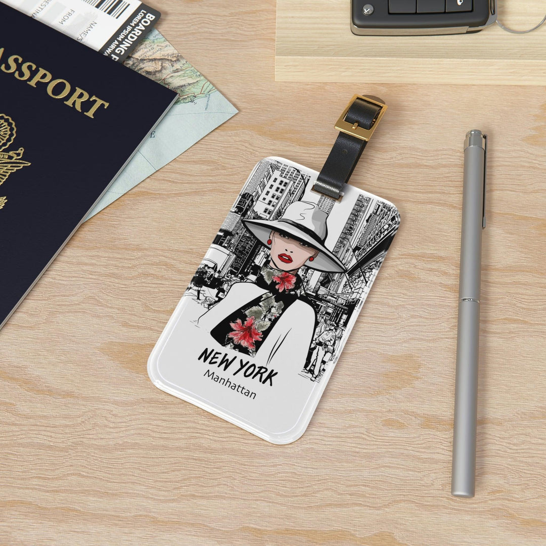 Lisslune | Personalized chic acrylic luggage tags - stylish travel essential