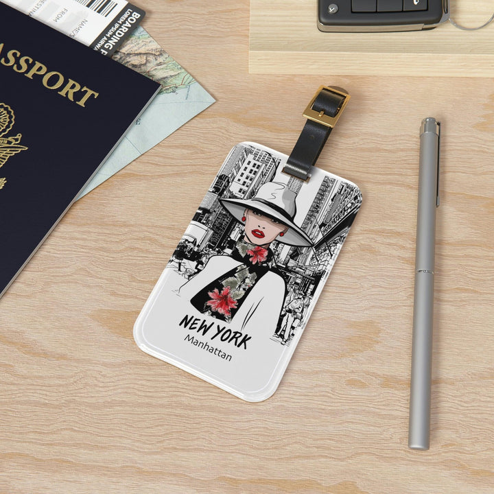 Lisslune | Personalized chic acrylic luggage tags - stylish travel essential