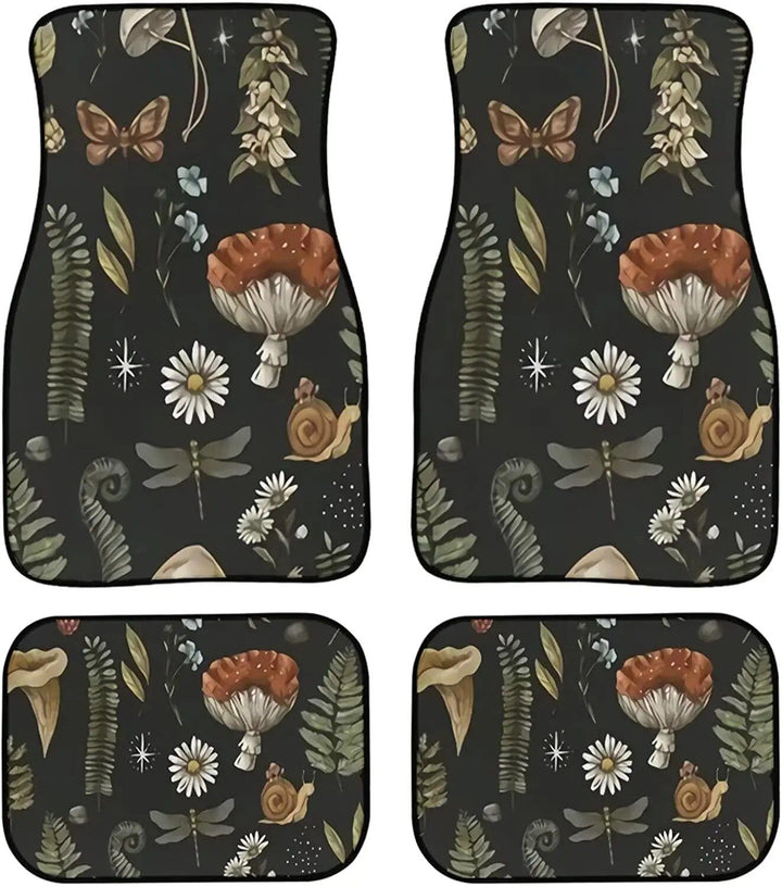 Lisslune | Universal Mushroom Design Car Mats