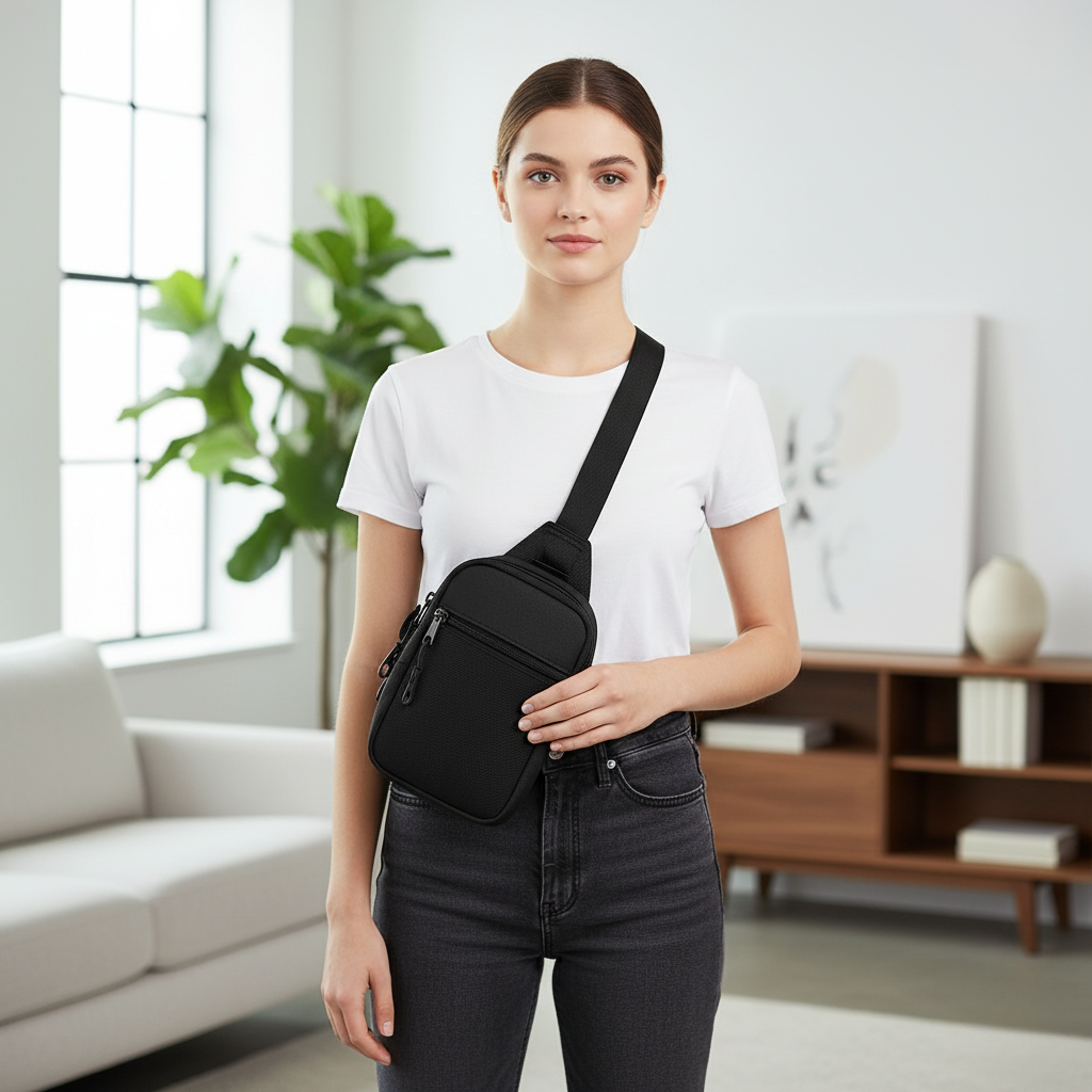 Lisslune | Compact Sling Bag for Effortless Organization While Traveling