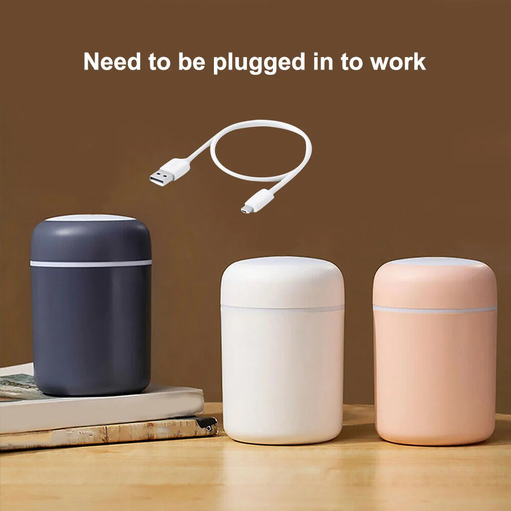 Lisslune | 300Ml Humidifier Portable USB Ultrasonic Dazzle Cup Aroma Diffuser Cool Mist Maker Humidifier Cleaner with Romantic Light
