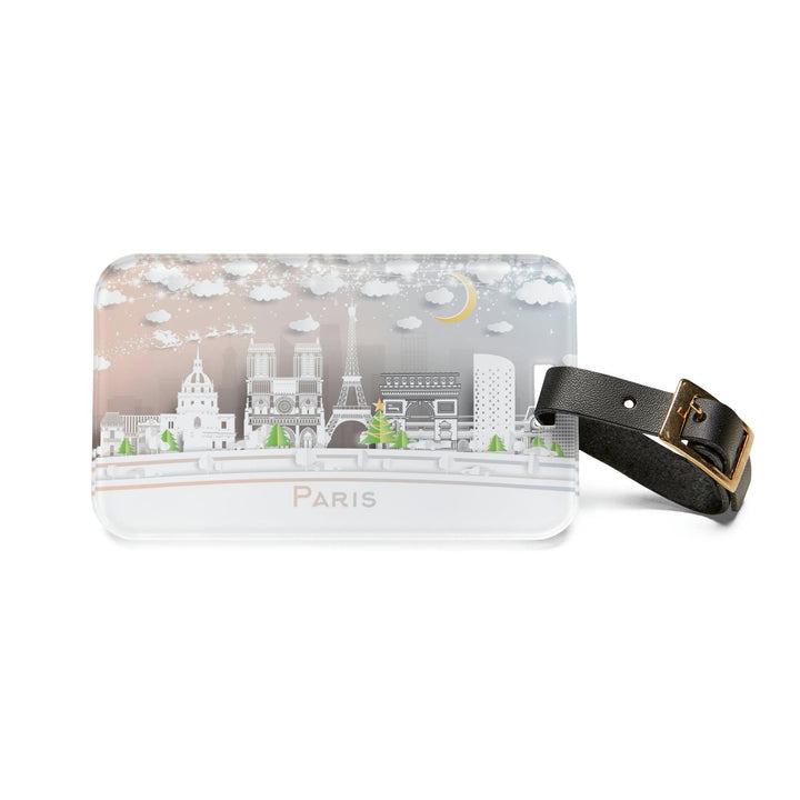 Lisslune | Elegant Paris Travel Tag - Stylish and Practical Luggage Identifier