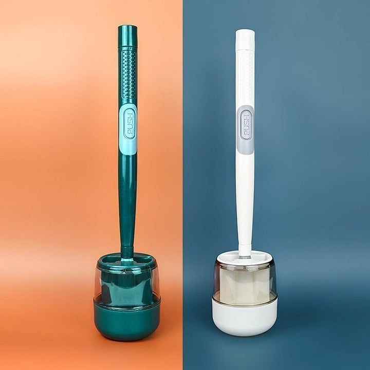 Lisslune | FlexScrub Smart Toilet Brush with Flexible Bristles and Built-in Cleaning