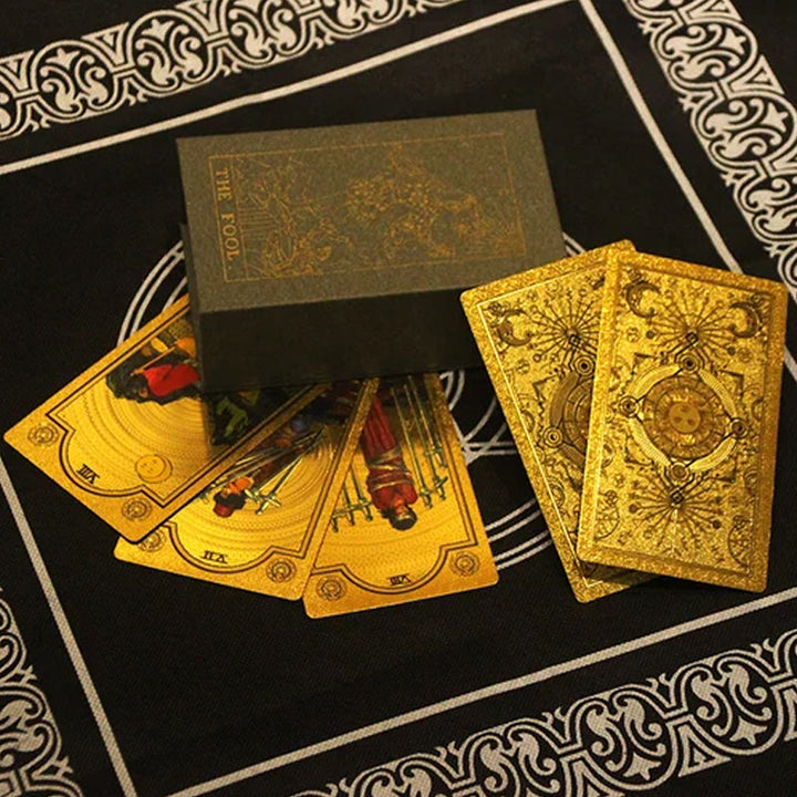 Lisslune | Explore the Mystical World of Tarot Gold Foil Tarot