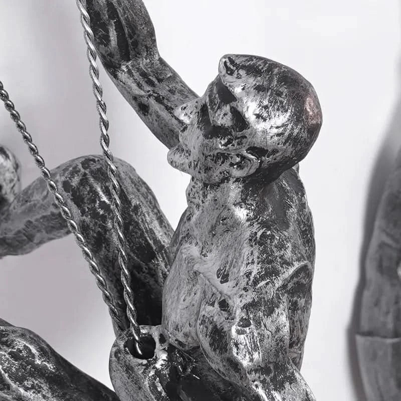 Lisslune | Climbing Man Wall Sculpture Set – Modern Resin Art
