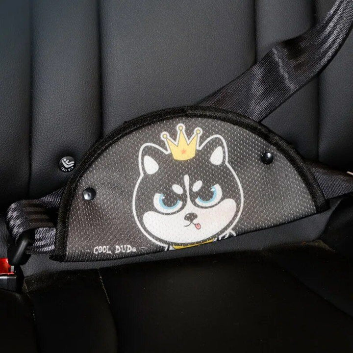 Lisslune | Children's Cartoon Safety Seatbelt Cushion and Adjustment Set
