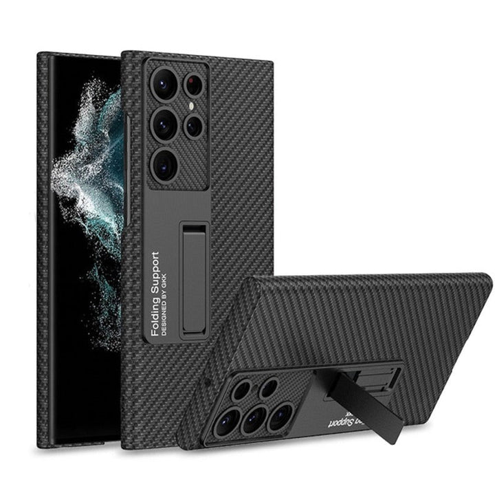 Lisslune | Luxurious, ultra-thin leather phone case, shockproof, for Samsung Galaxy 23