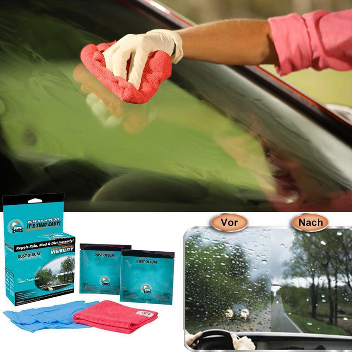 Lisslune | 1 Set Cleaning Agents for Auto and Household Glass