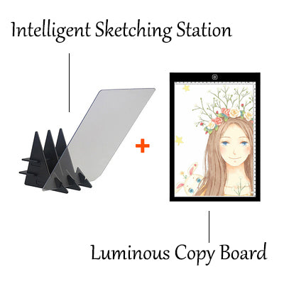Lisslune | Intelligent Reflection Drawing Board With APP Control, For Adults, Kids, Home, School & Office