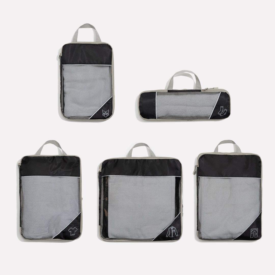 Lisslune | PackMate Compression Travel Set – Space-Saving Travel Cubes for Organized Packing
