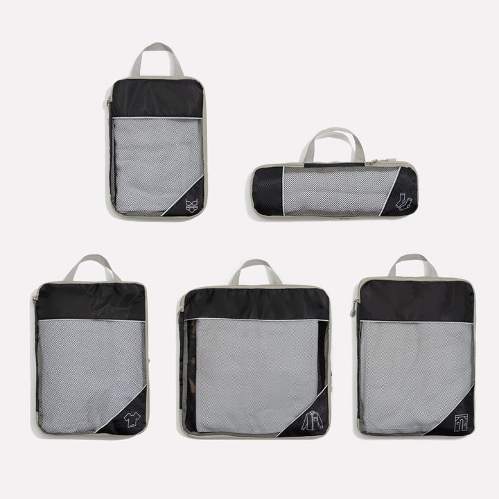 Lisslune | PackMate Compression Travel Set – Space-Saving Travel Cubes for Organized Packing