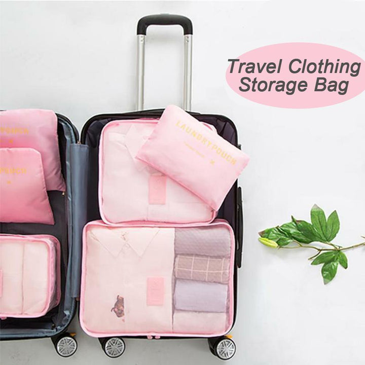 Lisslune | Travel Clothing Storage Bag (1 Set, 6 Pieces)
