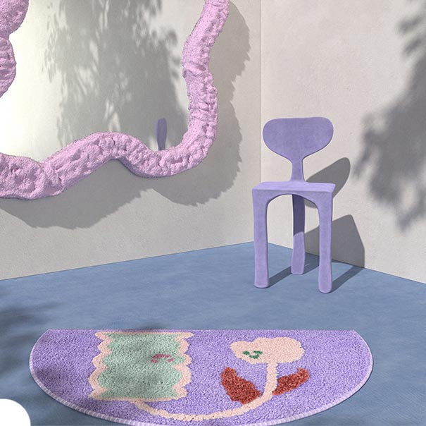 Lisslune | Wonderful small flower bath mat