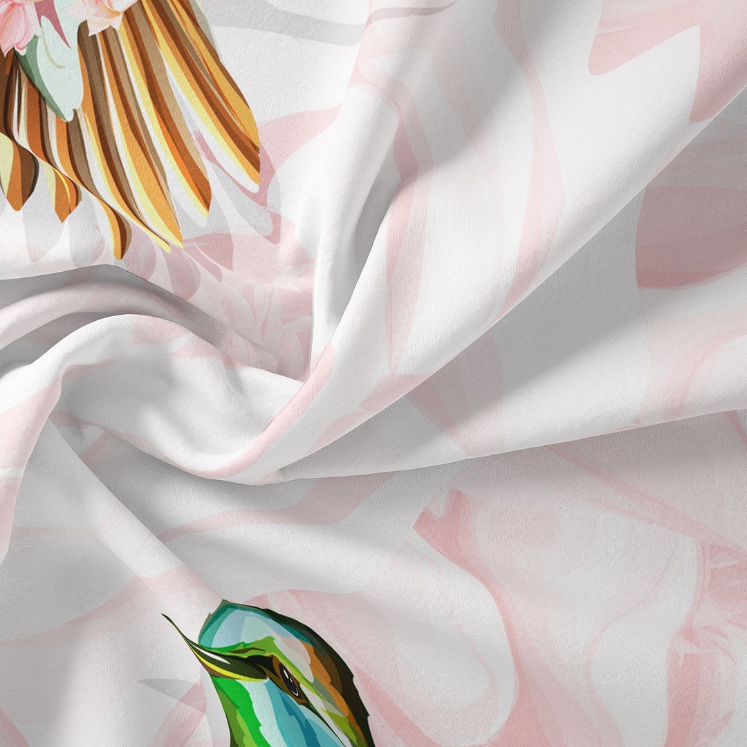 Lisslune | FlightBloom - Luxurious Floral and Bird Bedding