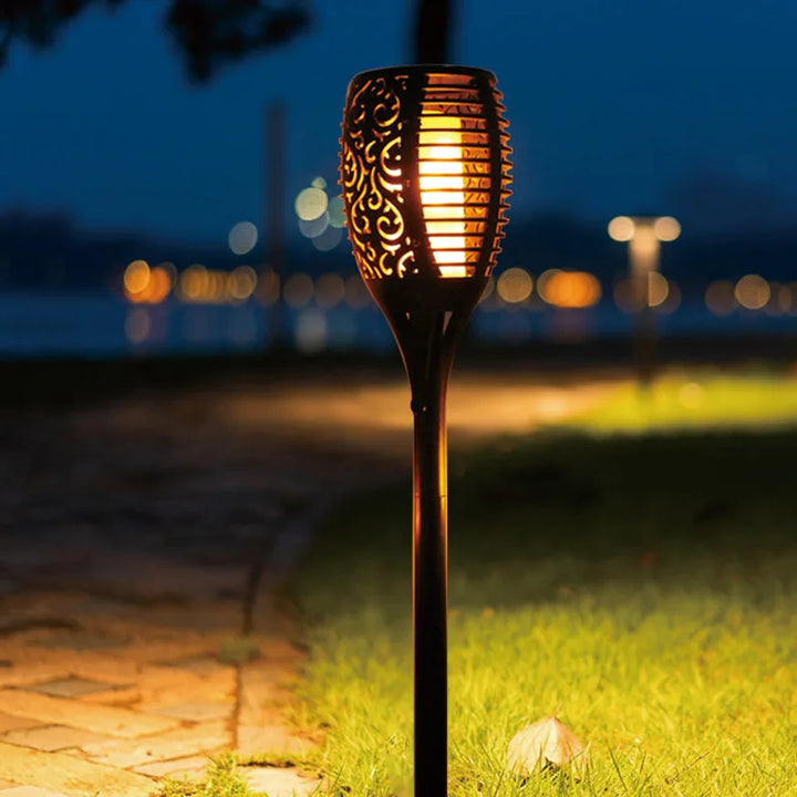 Lisslune | SolarFlare – Outdoor Solar Torch with Realistic Flickering Flame & Weatherproof Design