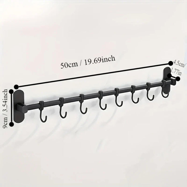 Lisslune | Storage shelf for kitchen utensils – versatile use – wall-mounted – storage shelf for pan lids and spatulas