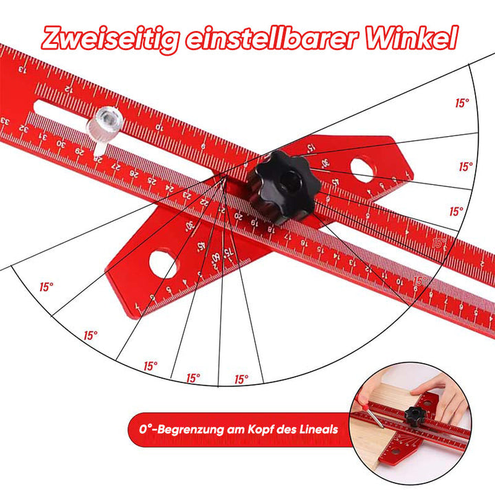 Lisslune | Scribing needle for woodworking, marking line ruler