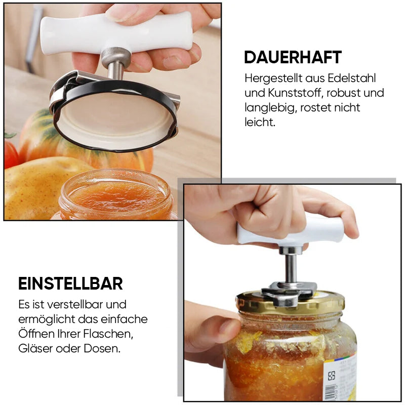 Lisslune | Adjustable Size Stainless Steel Can Opener