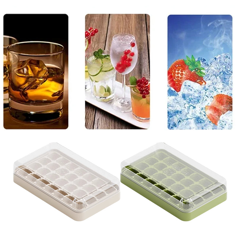 Lisslune | No dirty hands press ice grid molds