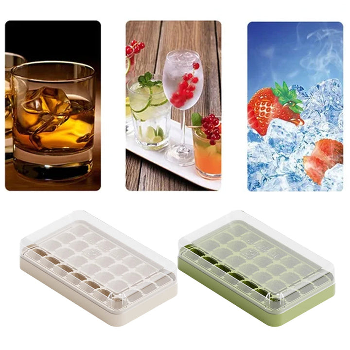 Lisslune | No dirty hands press ice grid molds