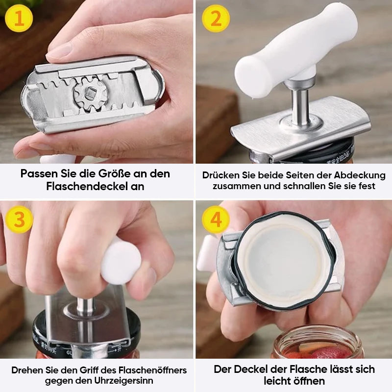 Lisslune | Adjustable Size Stainless Steel Can Opener