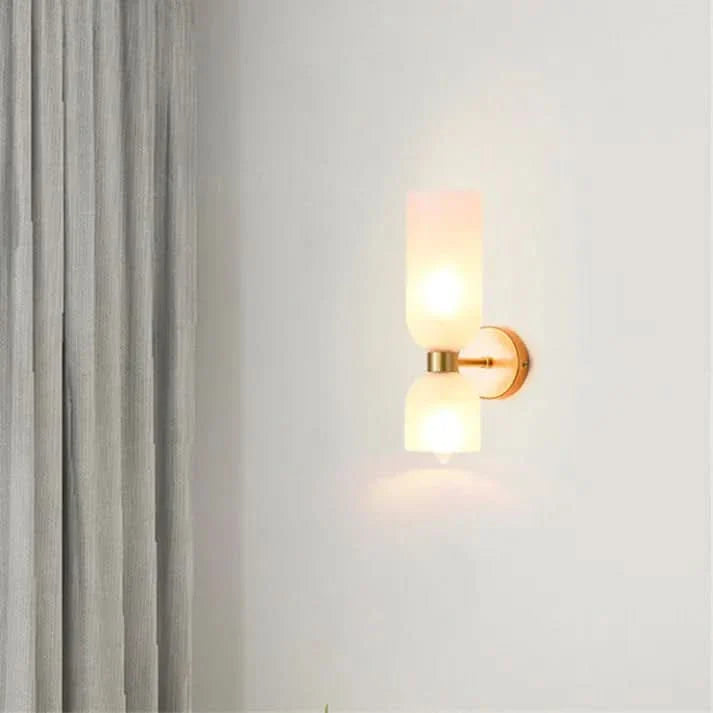 Lisslune | Modern Double Glass Wall Light Fixture