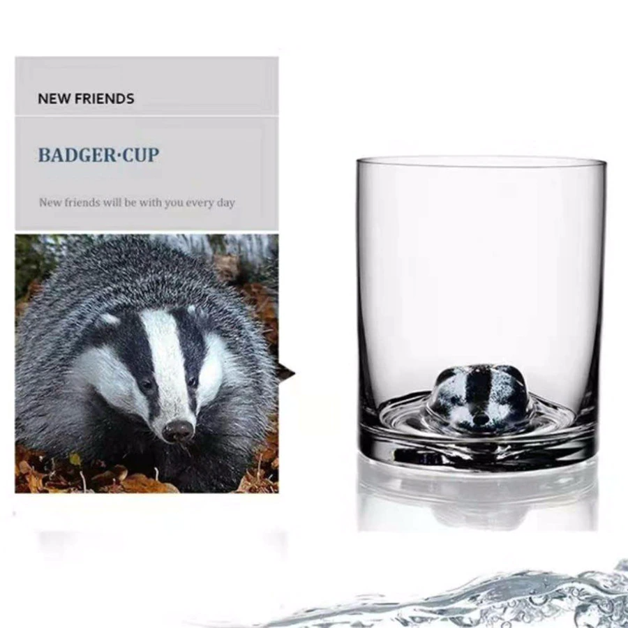 Lisslune | 3D Animal Ultra Clear Unique Wine Glass