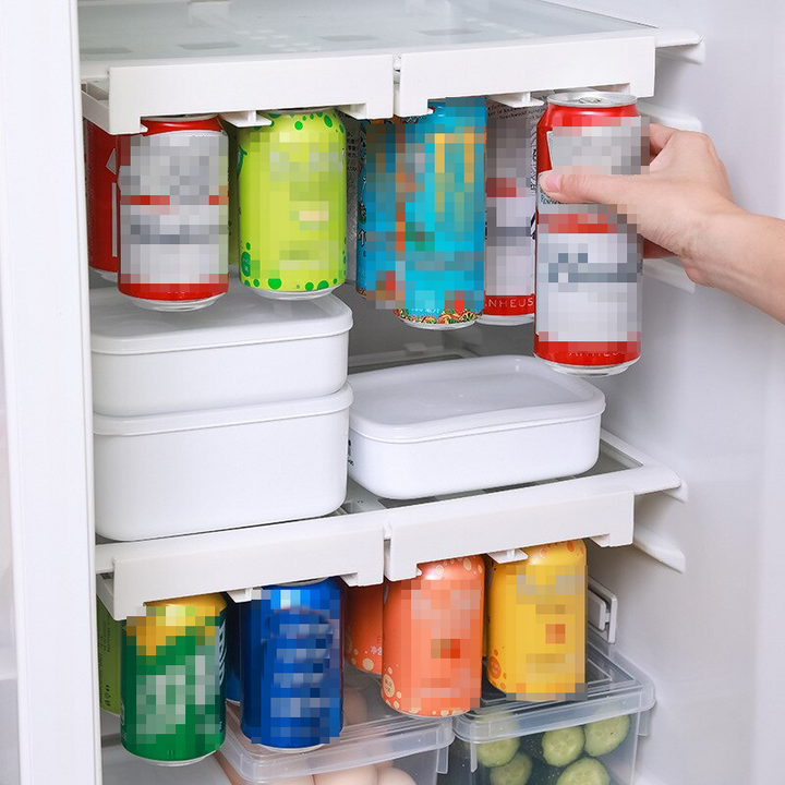 Lisslune | Refrigerator Beverage Organizer Slide Rack