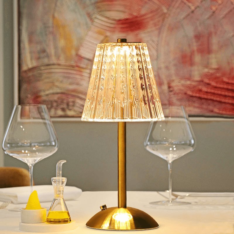 Lisslune | AuraGlow Table Lamp - Rechargeable LED Lamp with Dimming Function