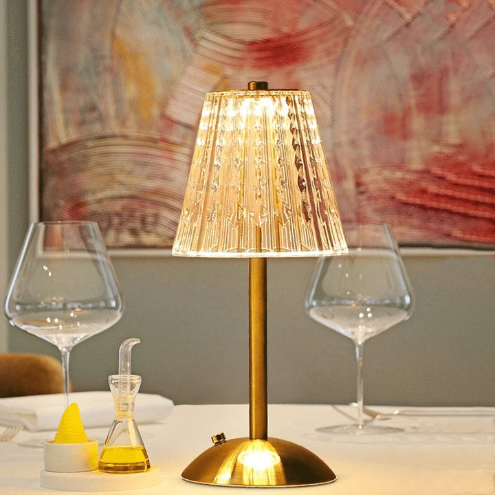 Lisslune | AuraGlow Table Lamp - Rechargeable LED Lamp with Dimming Function