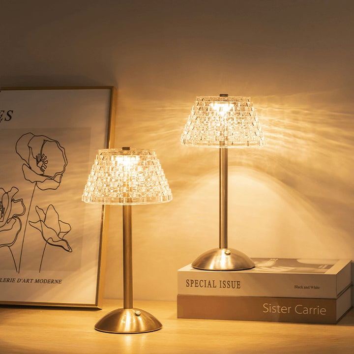 Lisslune | AuraGlow Table Lamp - Rechargeable LED Lamp with Dimming Function