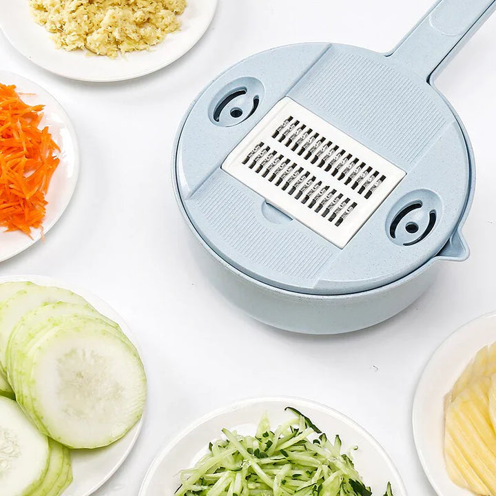 Lisslune | Multifunctional Vegetable Grater with Sieve – 3-in-1 Kitchen Grater for Vegetables & Fruits | Practical Kitchen Helper with Collection Tray