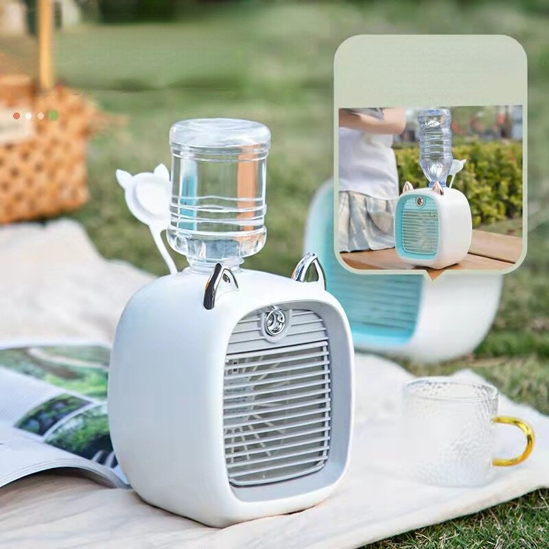 Lisslune | Portable Air Cooling Fan Mini Humidifier