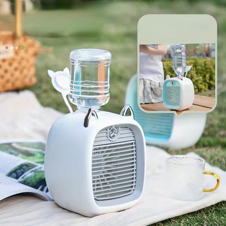 Lisslune | Portable Air Cooling Fan Mini Humidifier
