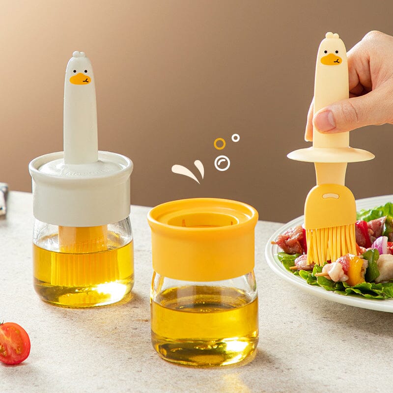 Lisslune | Oil dispenser with brush for BBQ