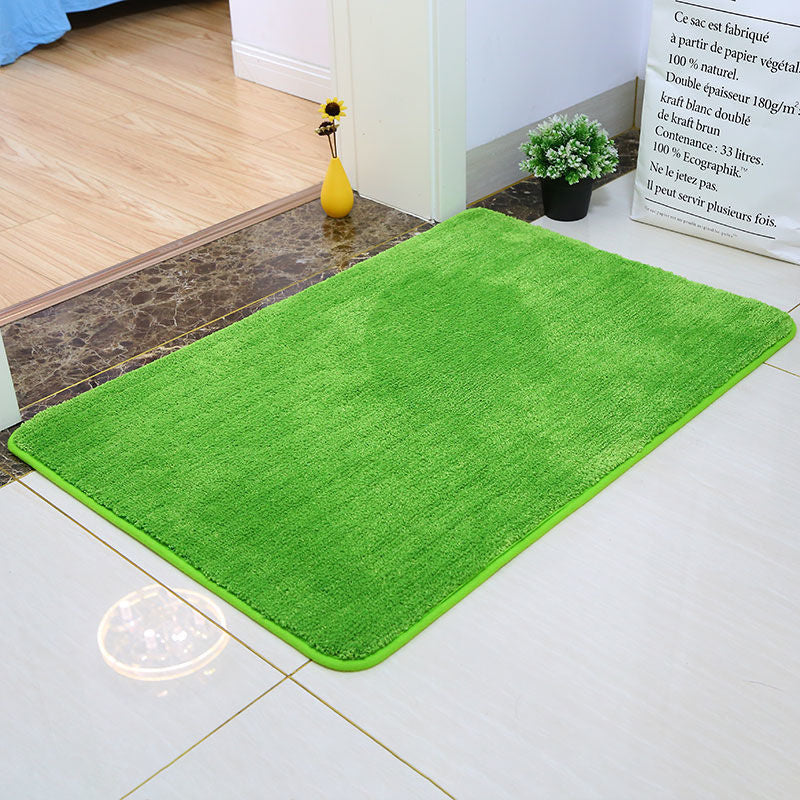 Lisslune | Feblilac Solid Color Tufted Bath Mat, Multiple Sizes Bath Mat, Pure Non-Slip Bath Mat