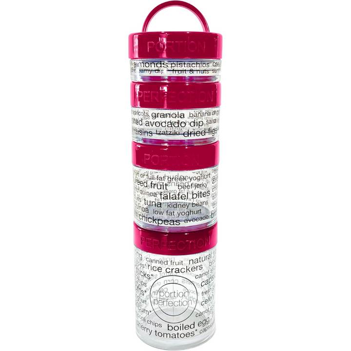 Lisslune | 100-Calorie Snack Portion Control Containers - Stackable Set