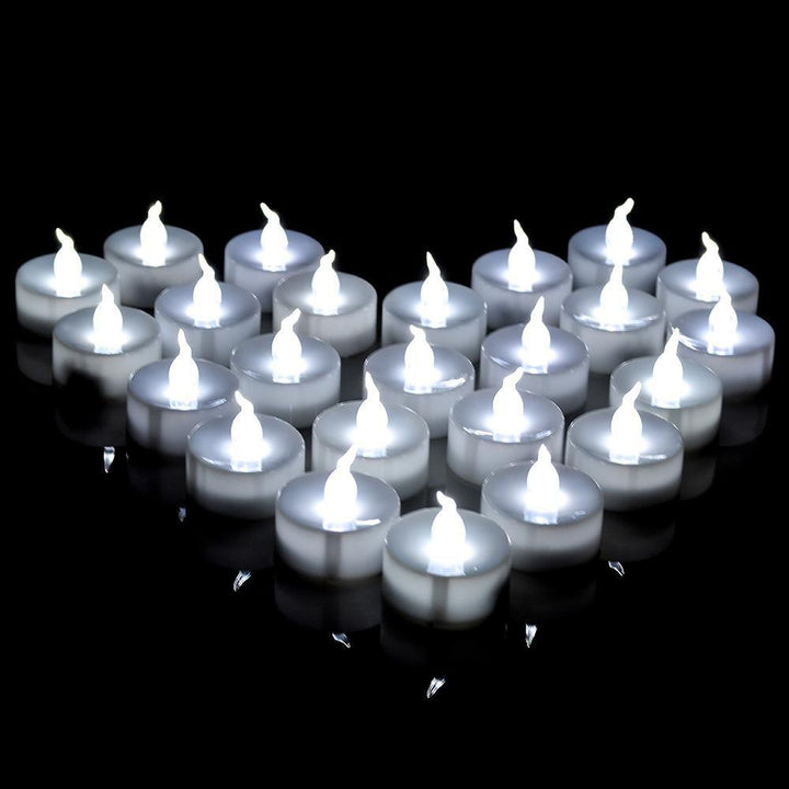Lisslune | 100-Piece: White LED Candles Tea Light