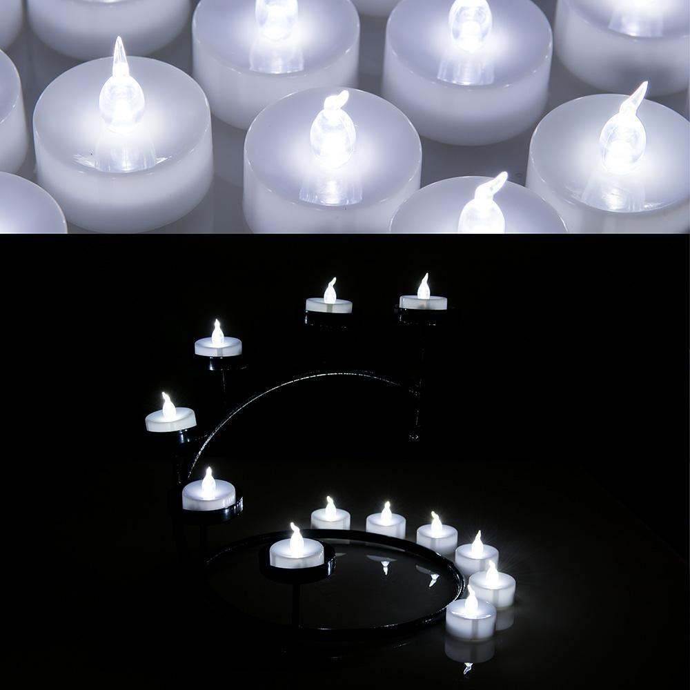 Lisslune | 100-Piece: White LED Candles Tea Light