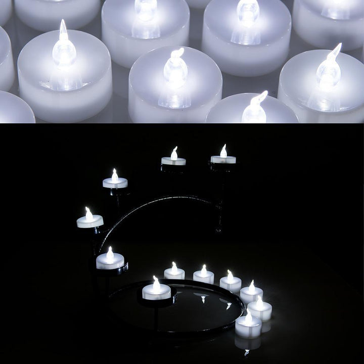 Lisslune | 100-Piece: White LED Candles Tea Light
