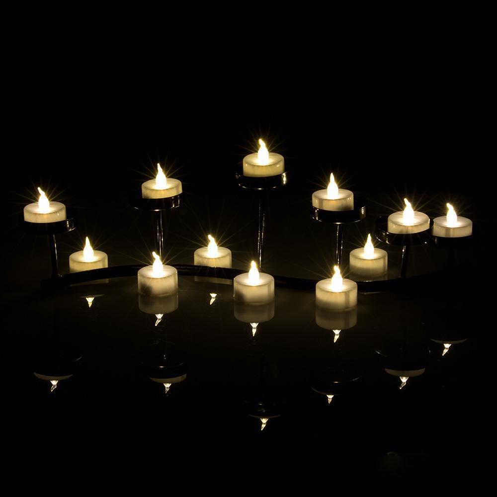 Lisslune | 100-Piece: White LED Candles Tea Light