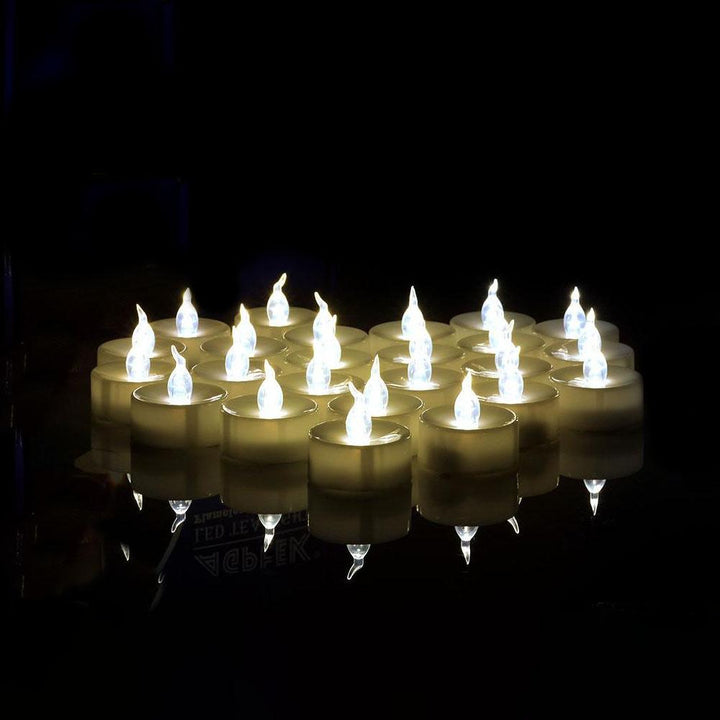 Lisslune | 100-Piece: White LED Candles Tea Light