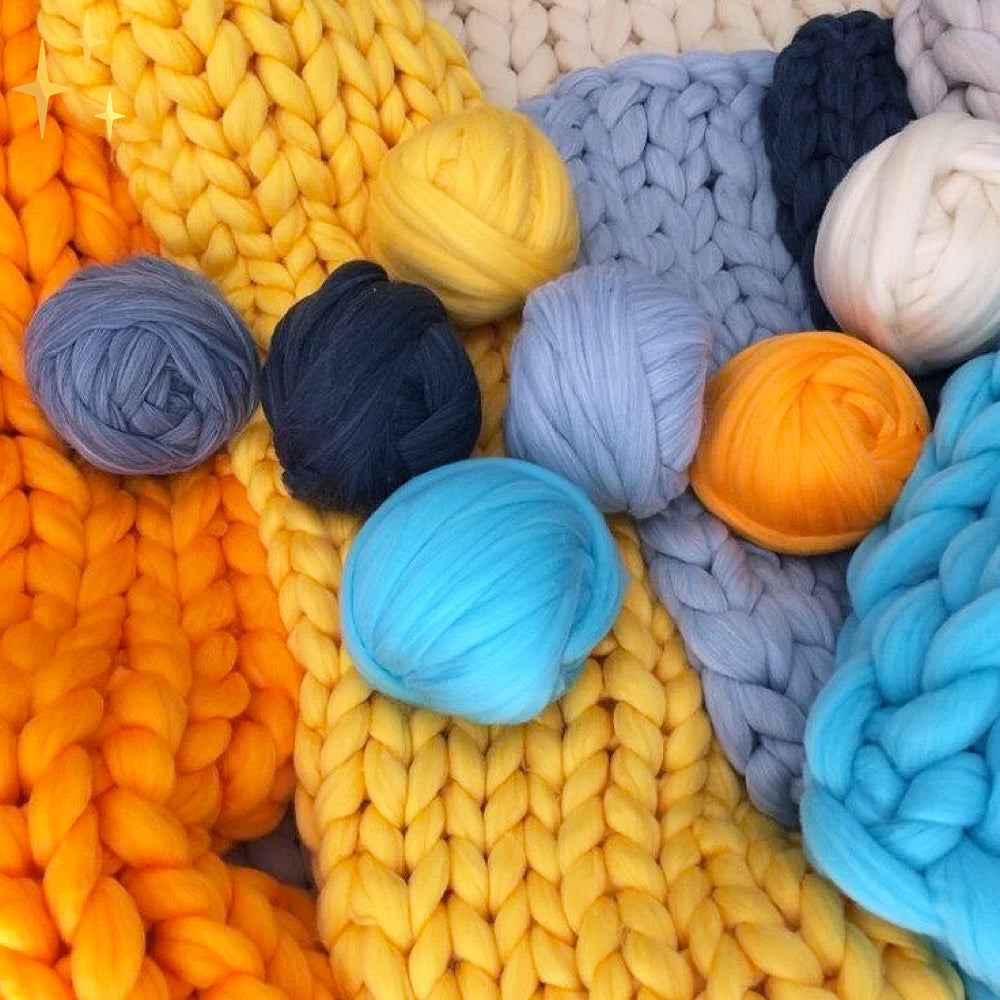 Lisslune | 1000 gram XXL Chunky Knitting Yarn - LuxaWool