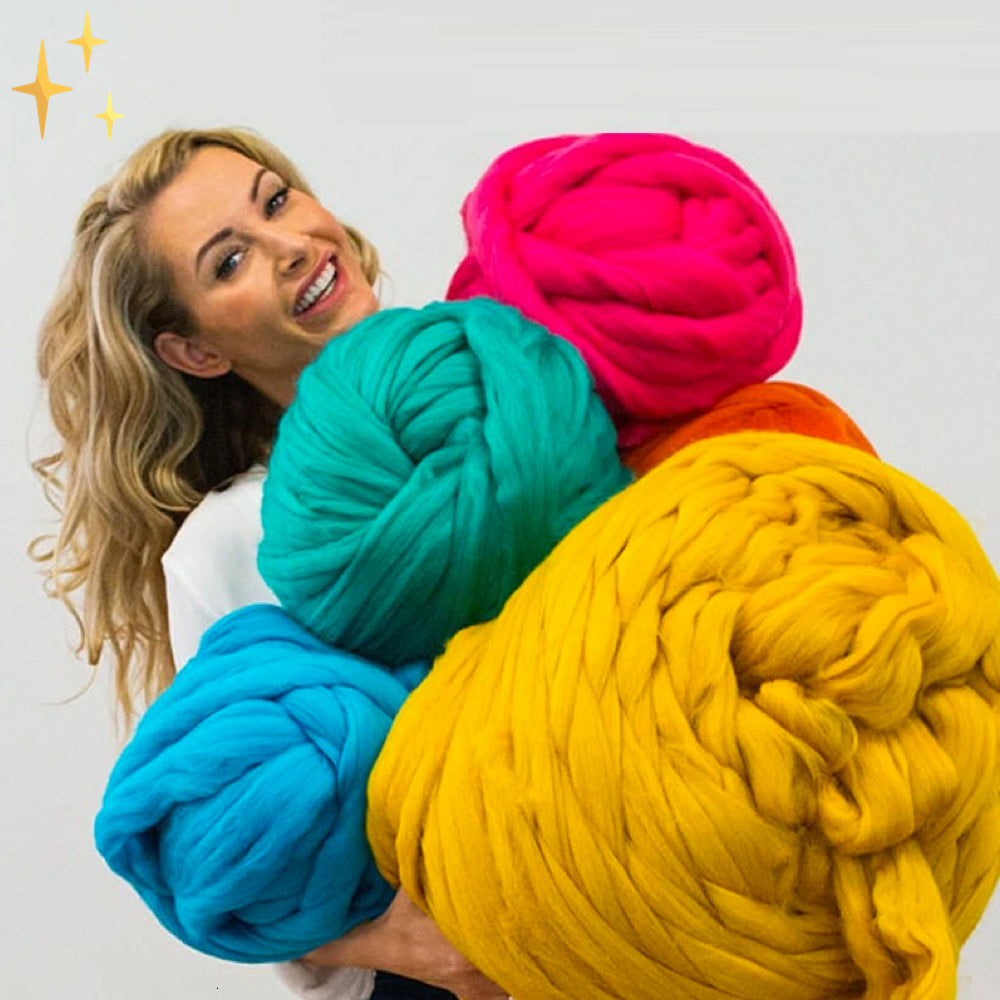 Lisslune | 1000 gram XXL Chunky Knitting Yarn - LuxaWool