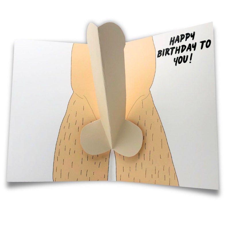 Lisslune | Funny Pop Up Tail Birthday Card Gift