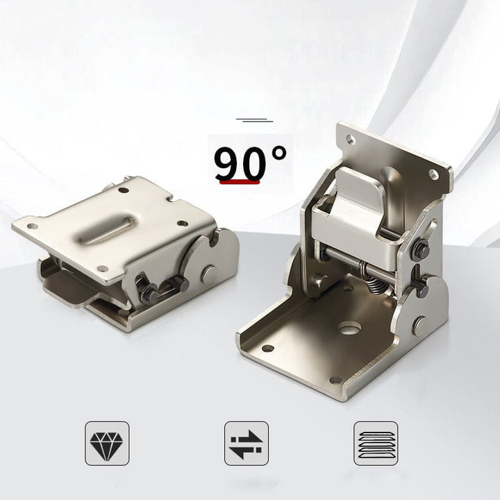 Lisslune | 90 Degree Self-Locking Hinge Corrosion Protection Invisible Connector