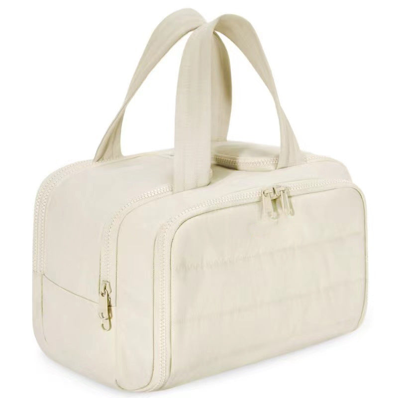 Lisslune | Large wide-open travel makeup bag