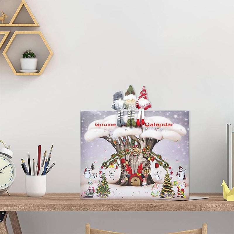 Lisslune | WichtelMagic - 24 Handcrafted Plush Gnomes for Festive Atmosphere