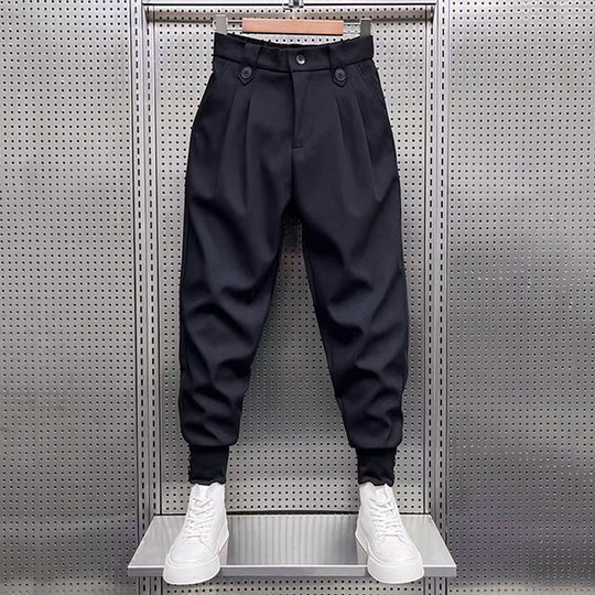Lisslune | Finn Casual Wide Men's Harem Suit Trousers